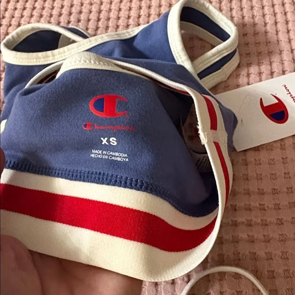 NWT Champion Blue and Green Sports Bra Bundle Size XS